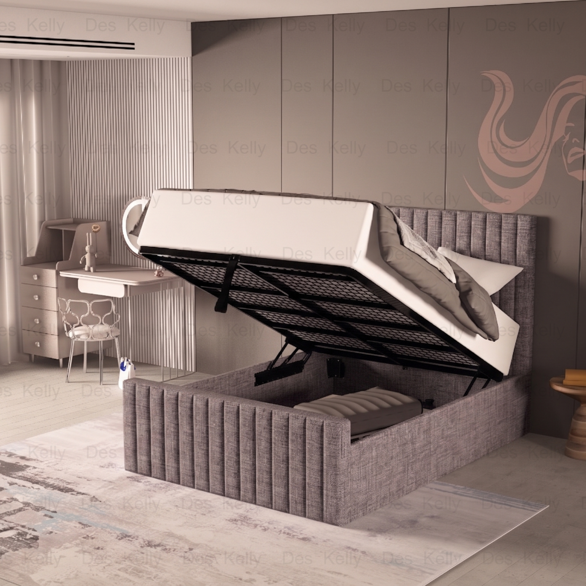 Saloma Ottoman Bedframe