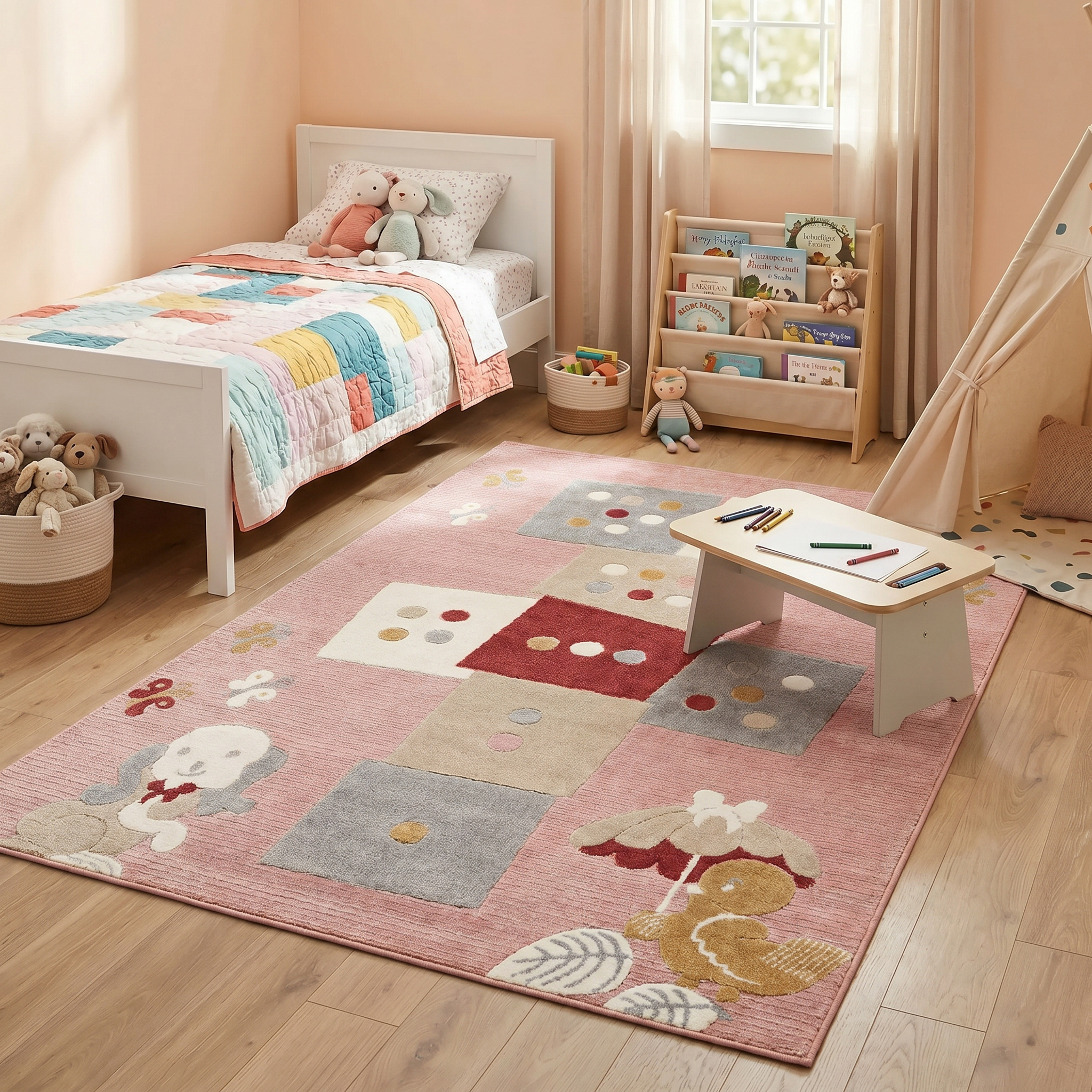 Step Hopscotch Pink