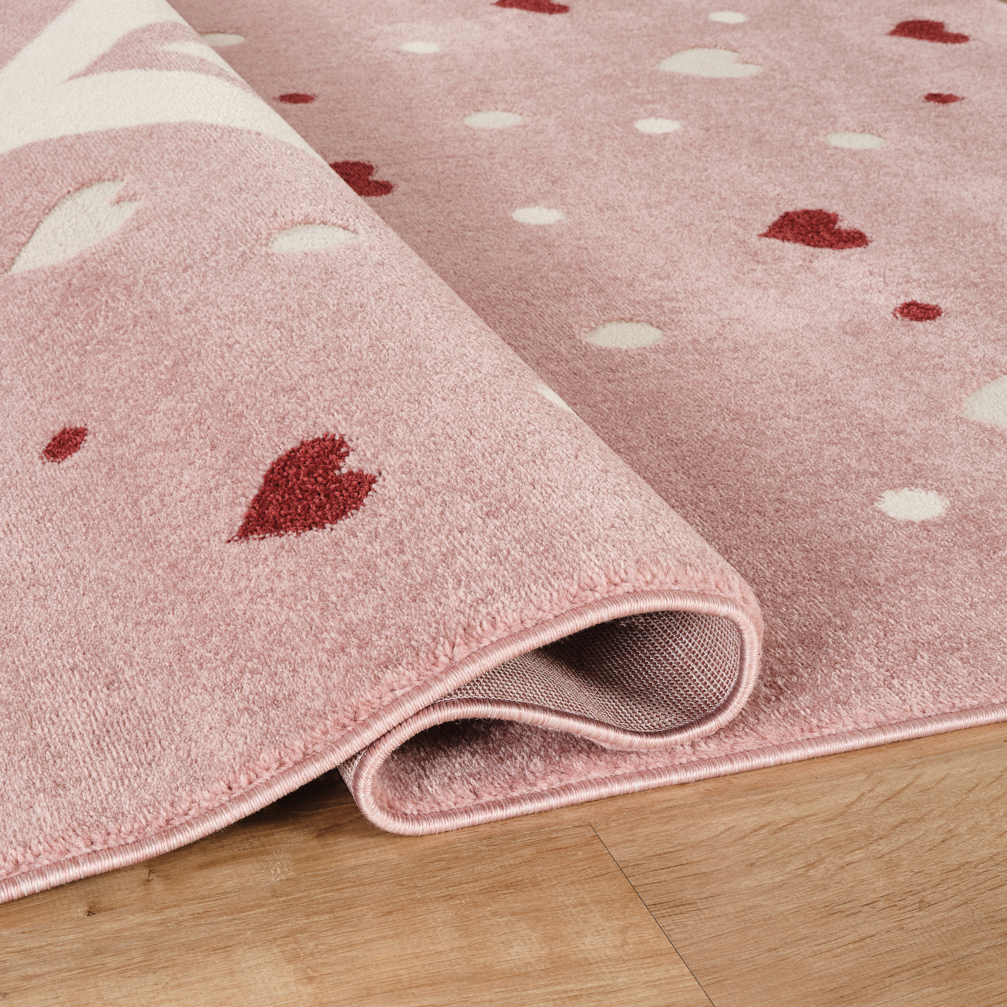 Step Love Hearts Pink