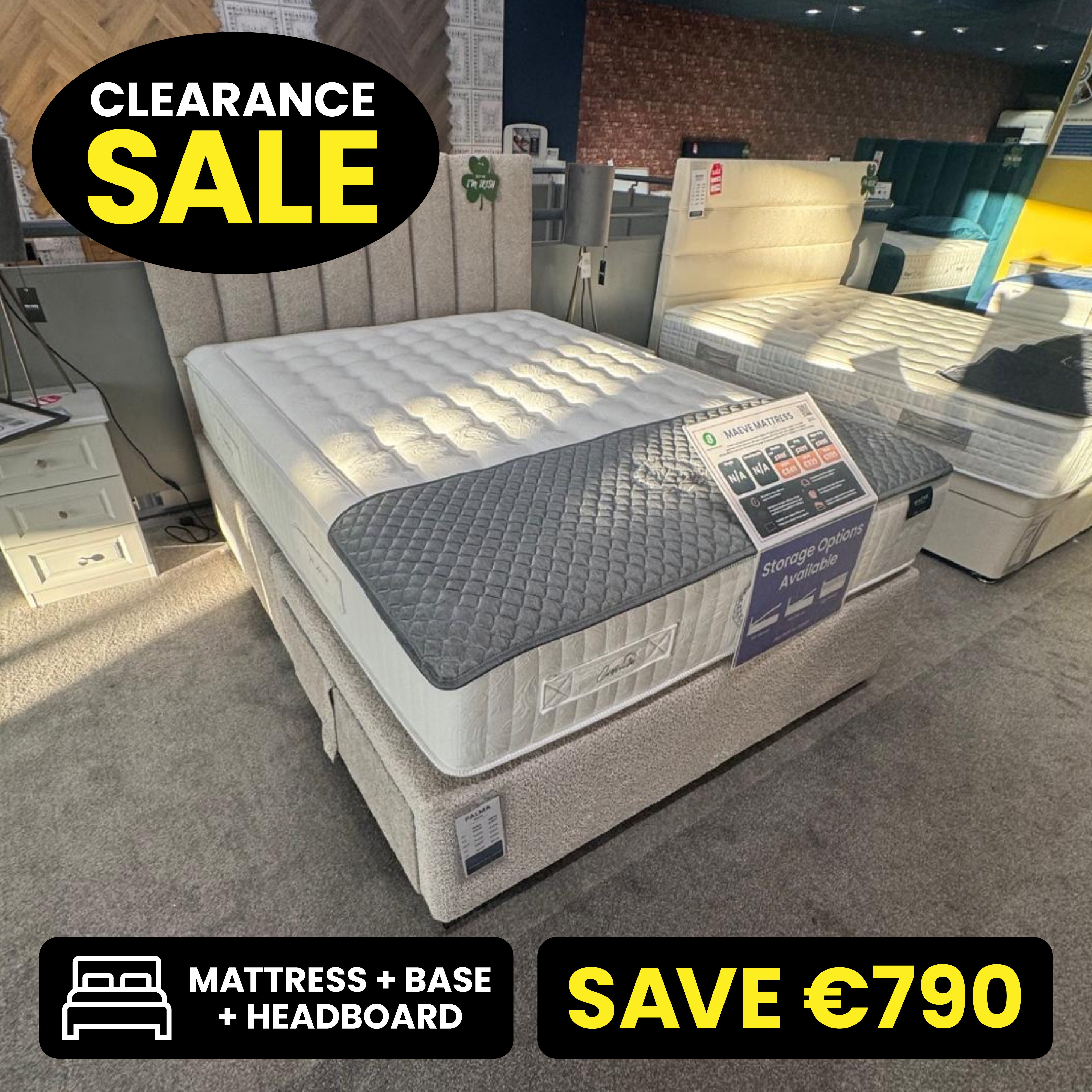 Palma 5ft King Size 2 Drawer Bed Set