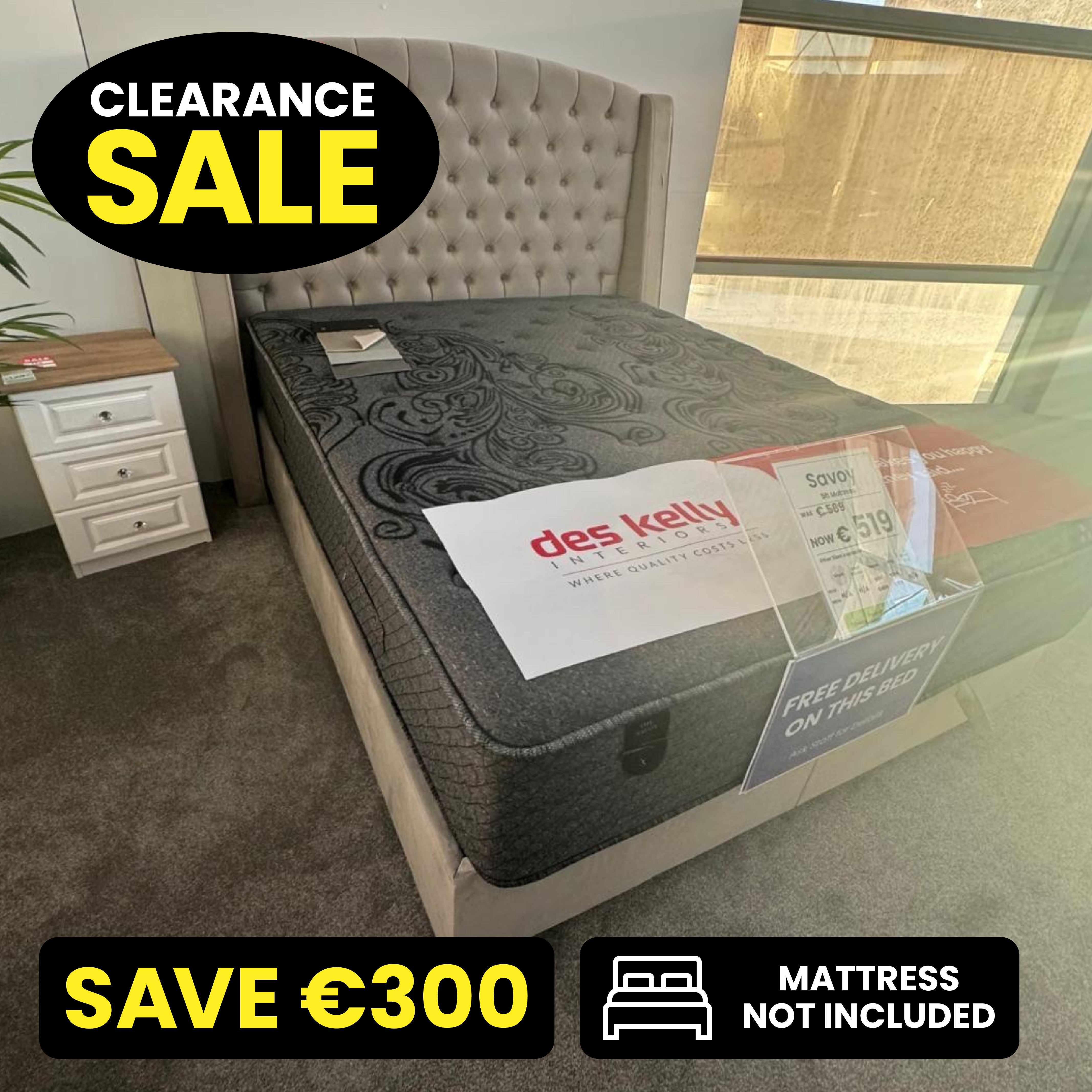 Embassy 5ft King Storage Ottoman Bedframe