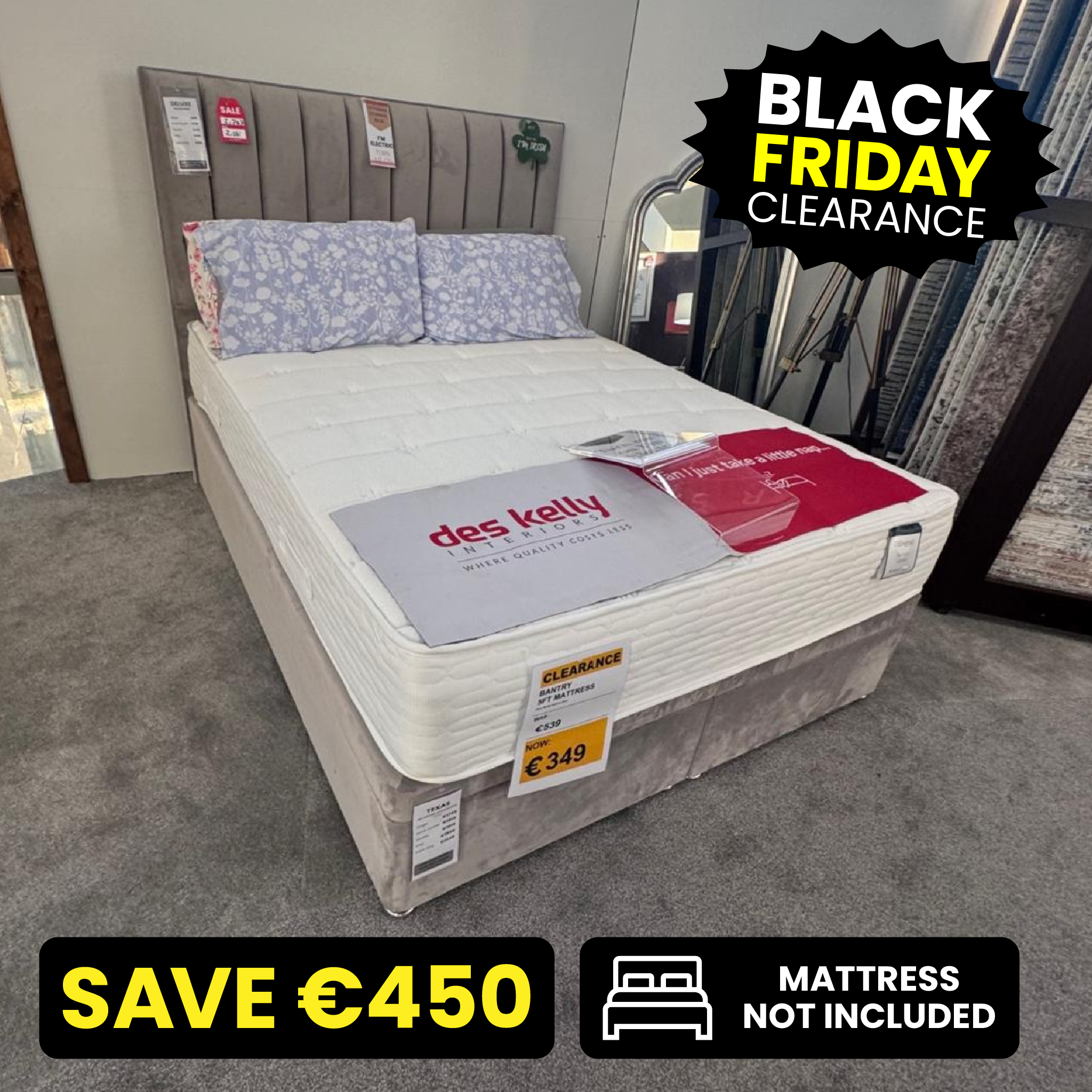 Deluxe 5ft King Ottoman Bedframe