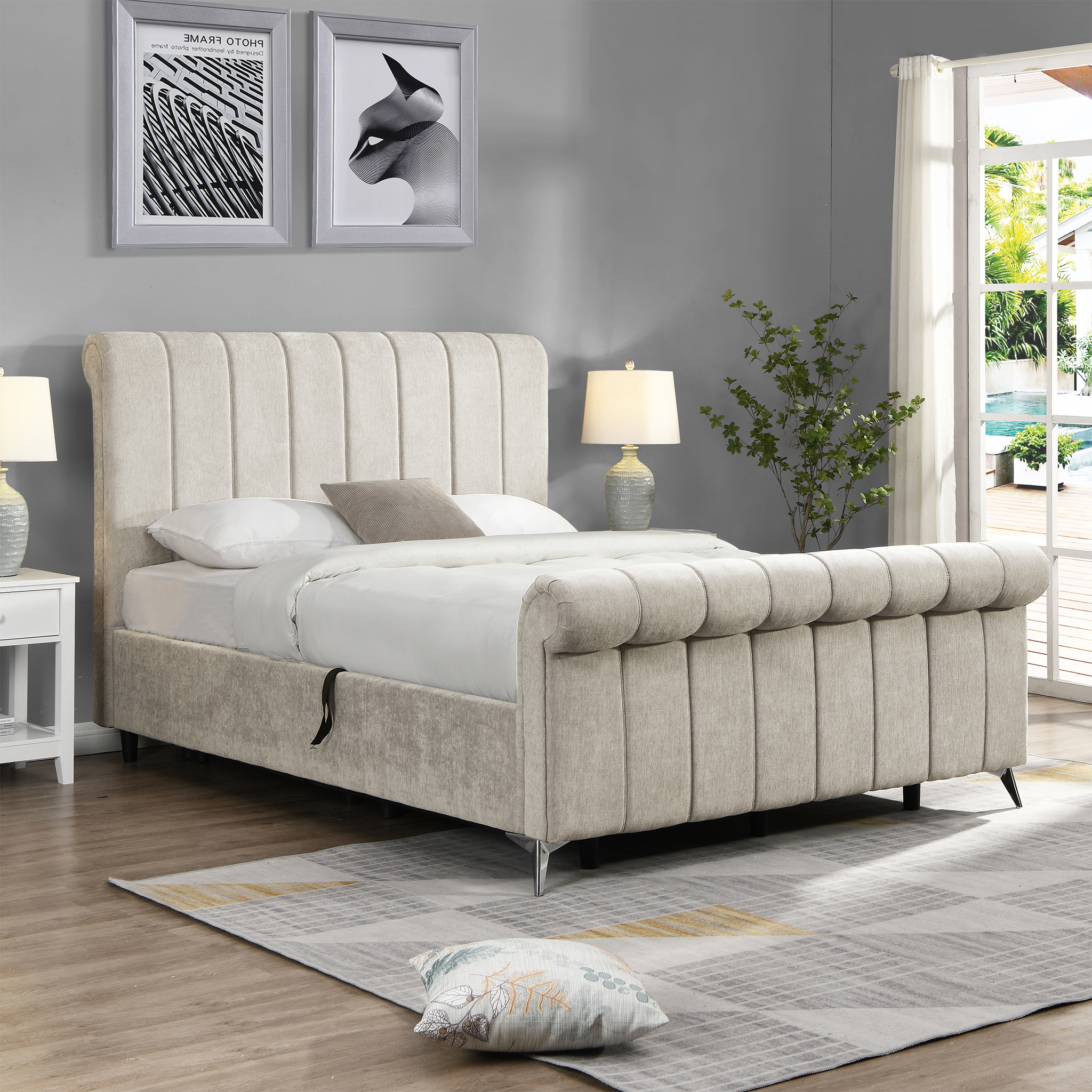Cecilia Ottoman Storage Bedframe