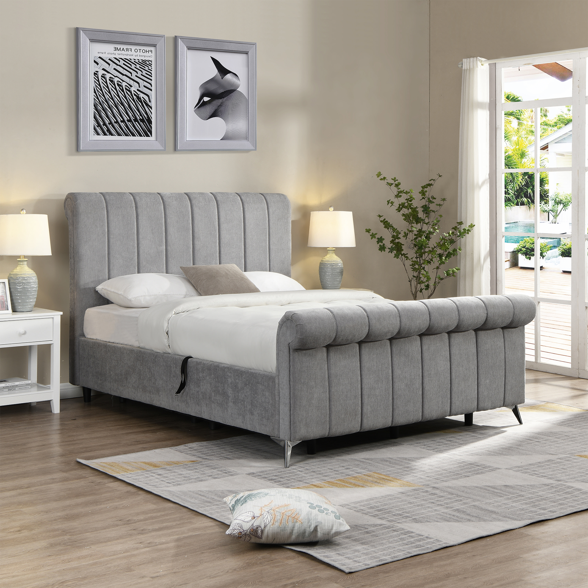 Cecilia Ottoman Storage Bedframe