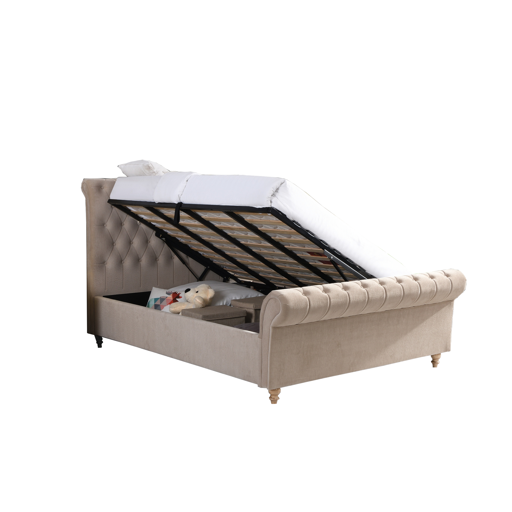 Penelope Ottoman Storage Bedframe