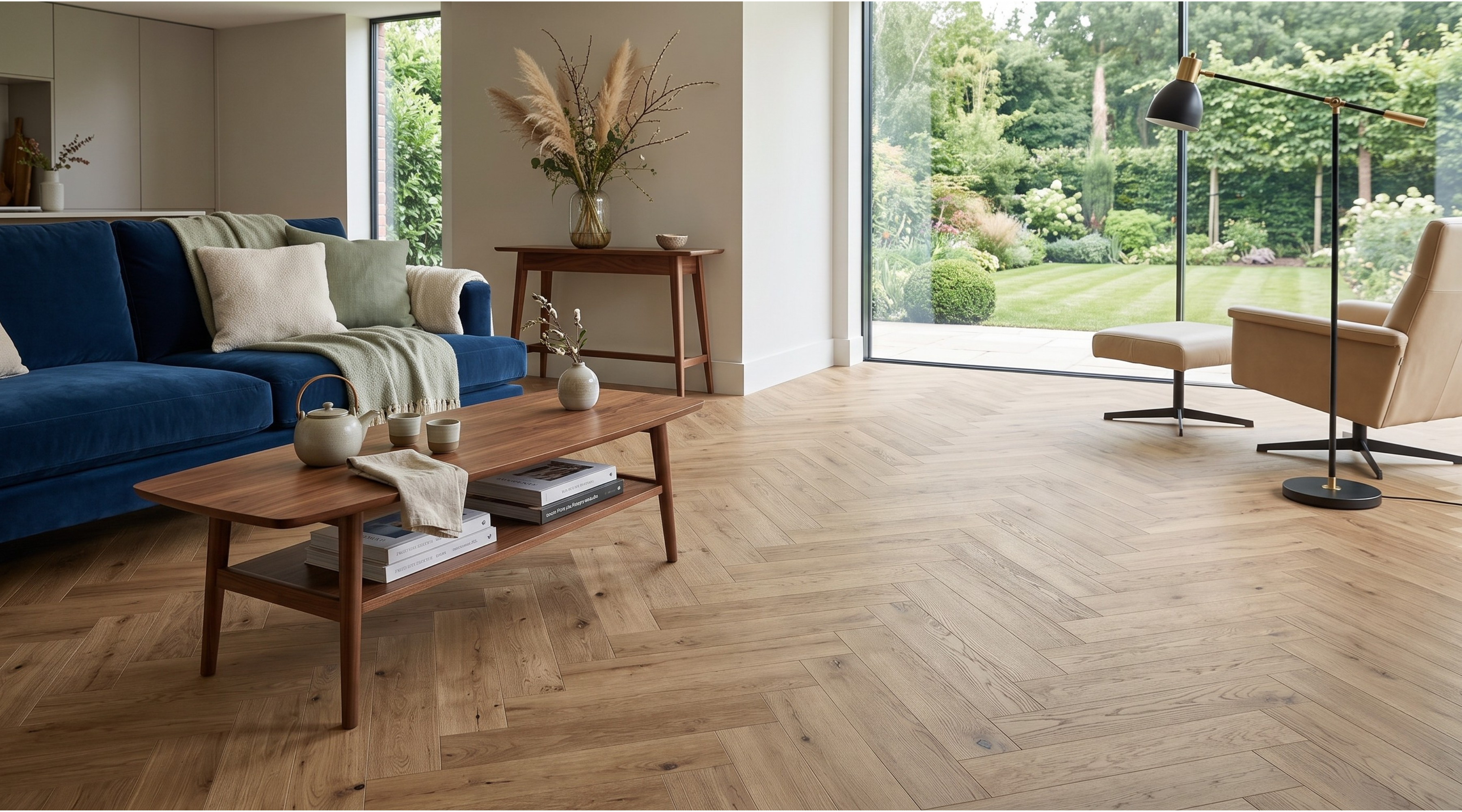 Town Oak Herringbone SPC