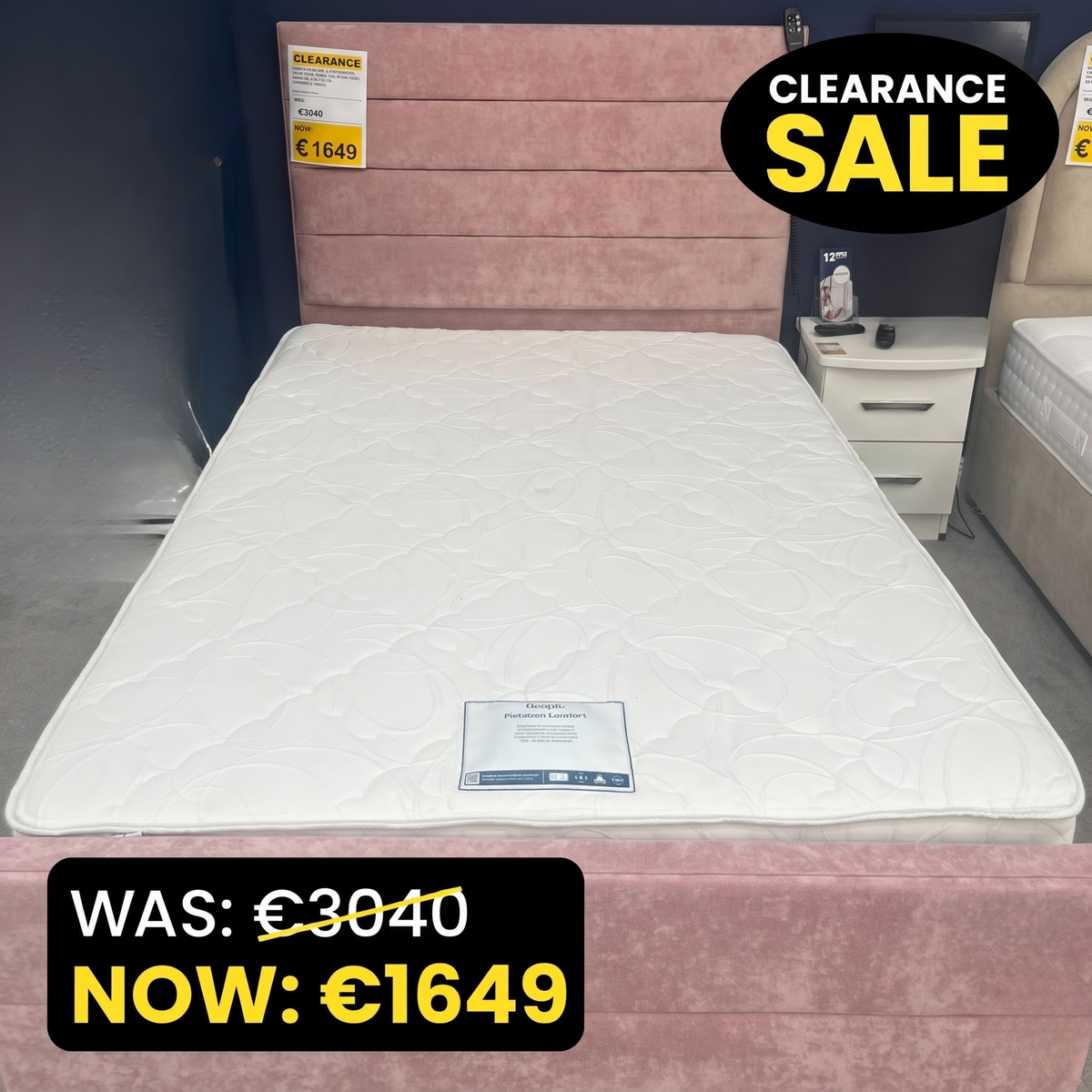 Adjustable Bed 4ft6 Bed Set