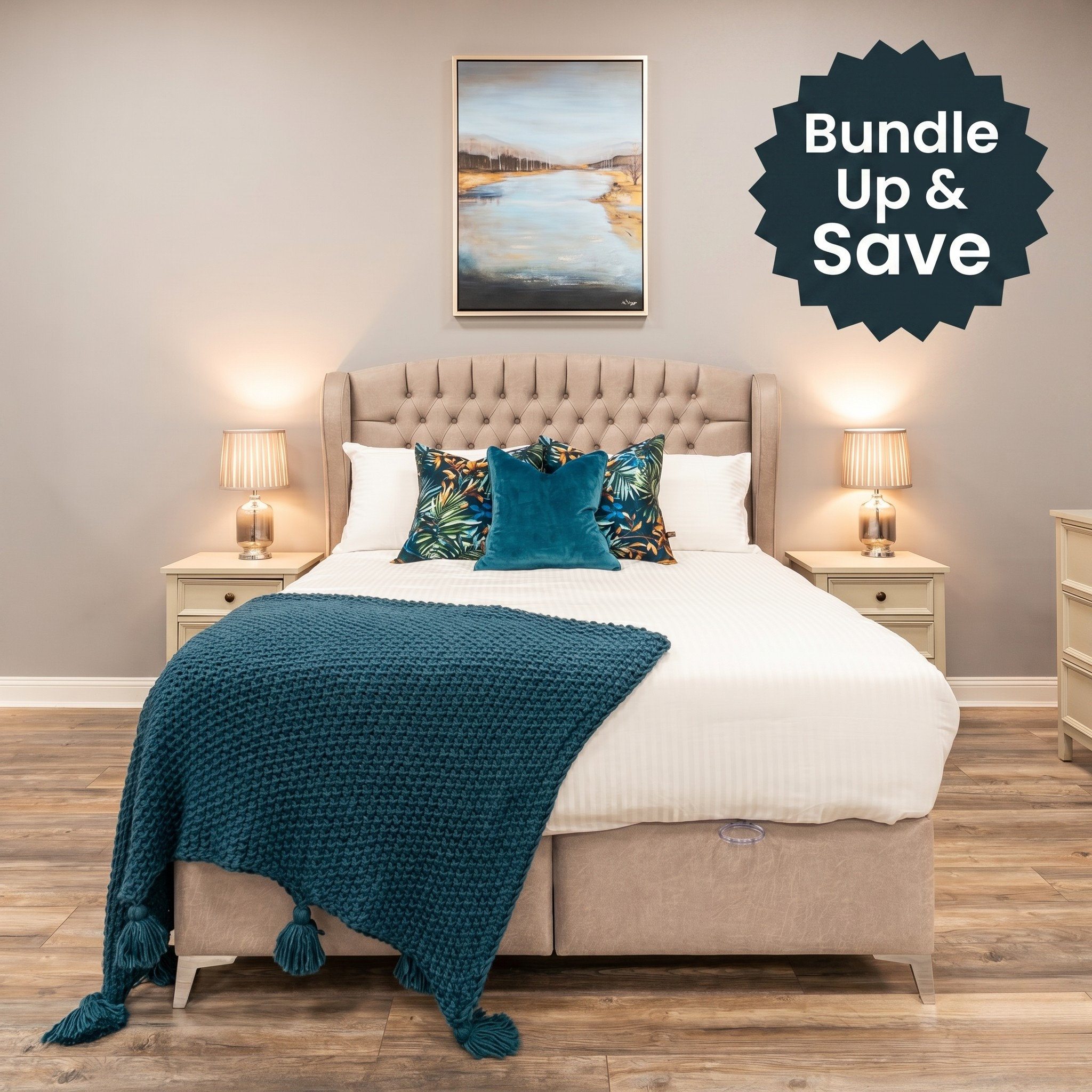 Athos Ottoman Storage Bedframe