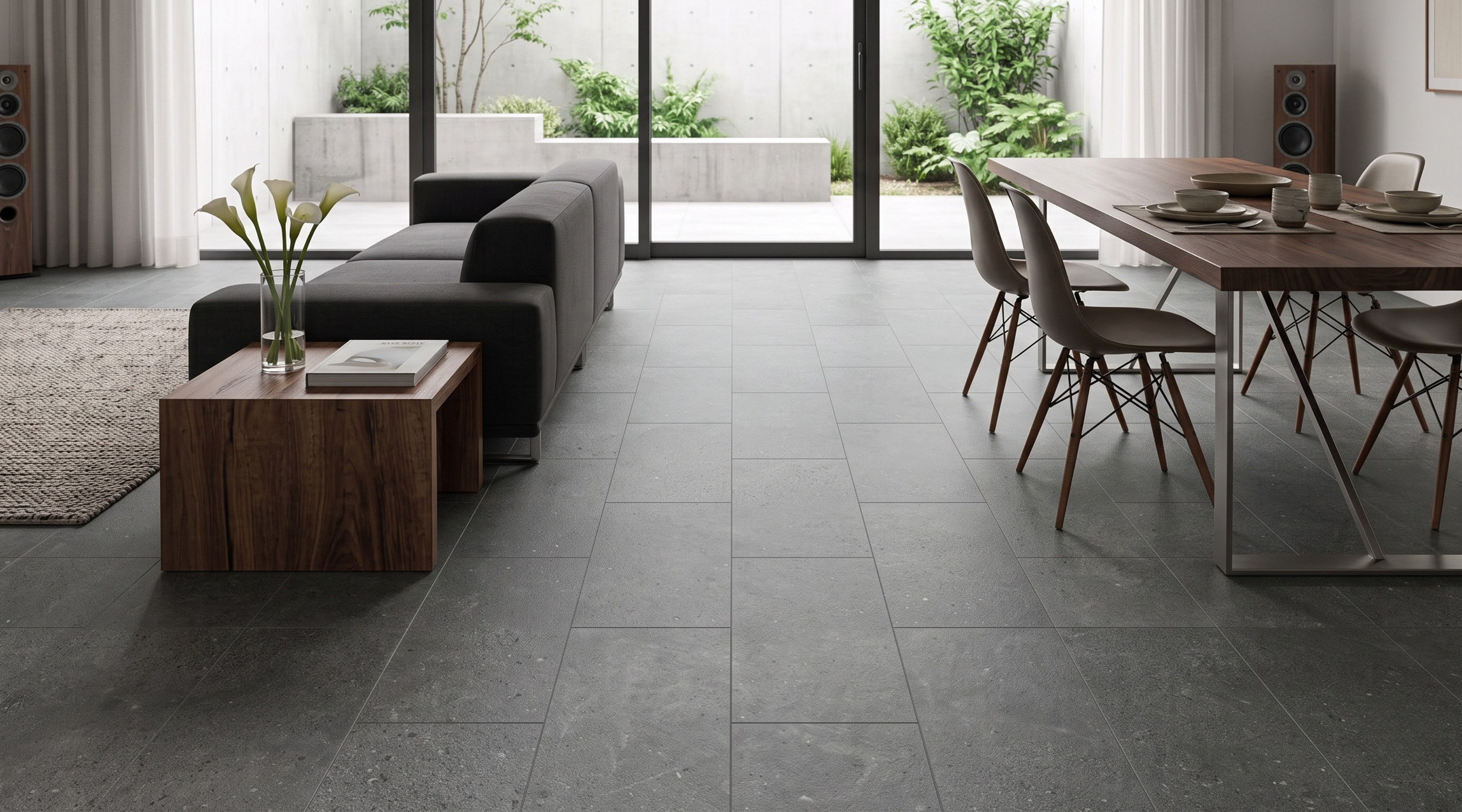 Ventura Graphite Tile SPC