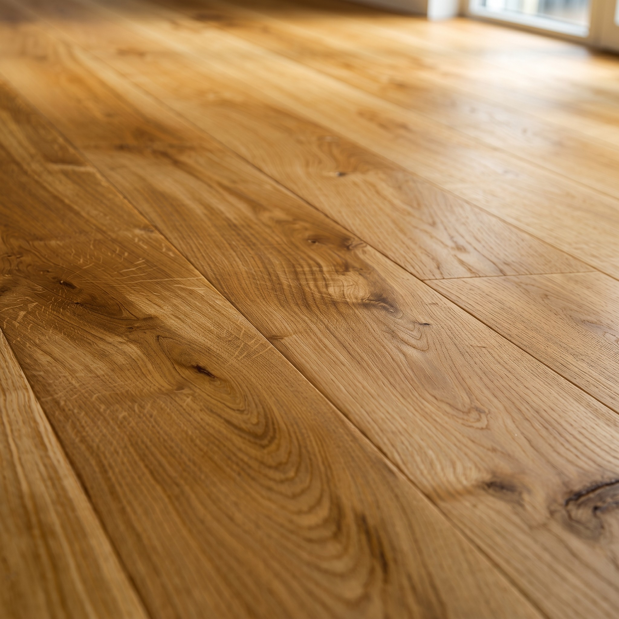 Vista Original Plank Natural Oak Lacquered Engineered Flooring 14mm gallery image
