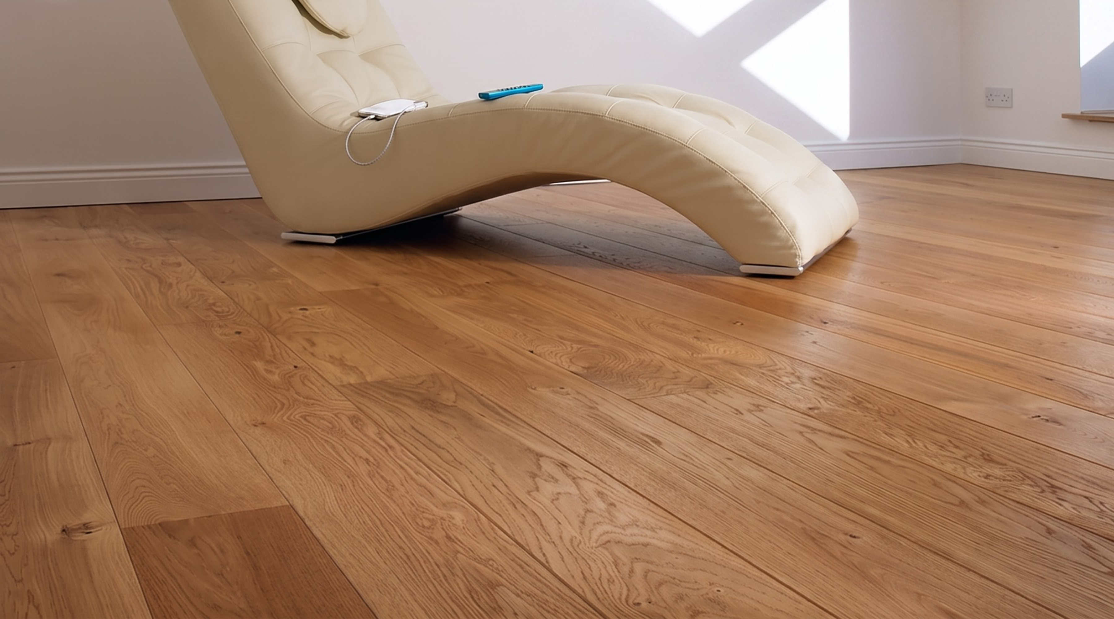 Vista Original Plank Natural Oak Lacquered Engineered Flooring 14mm