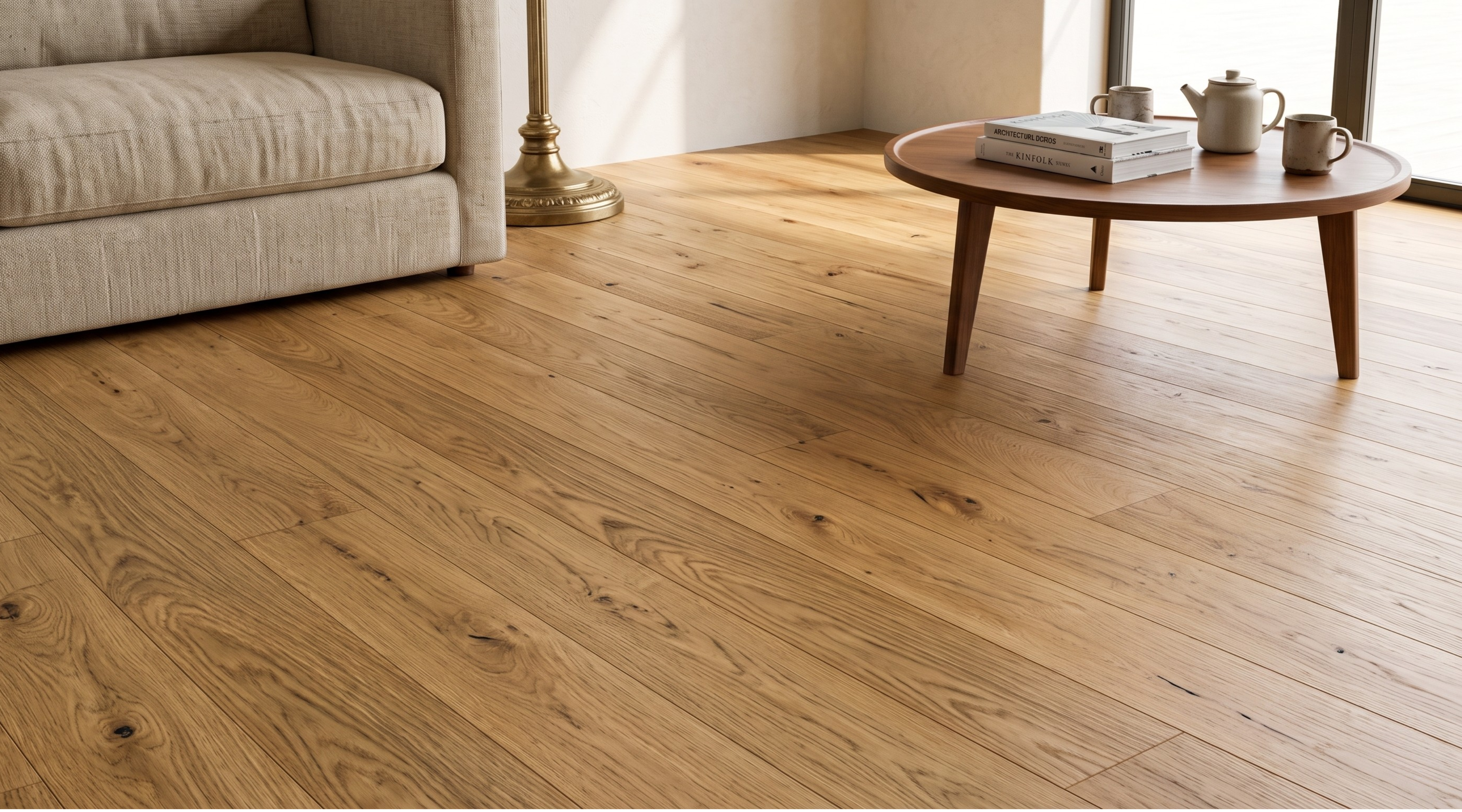 Vista XL Brushed and Lacquered Engineered Flooring 20mm gallery image