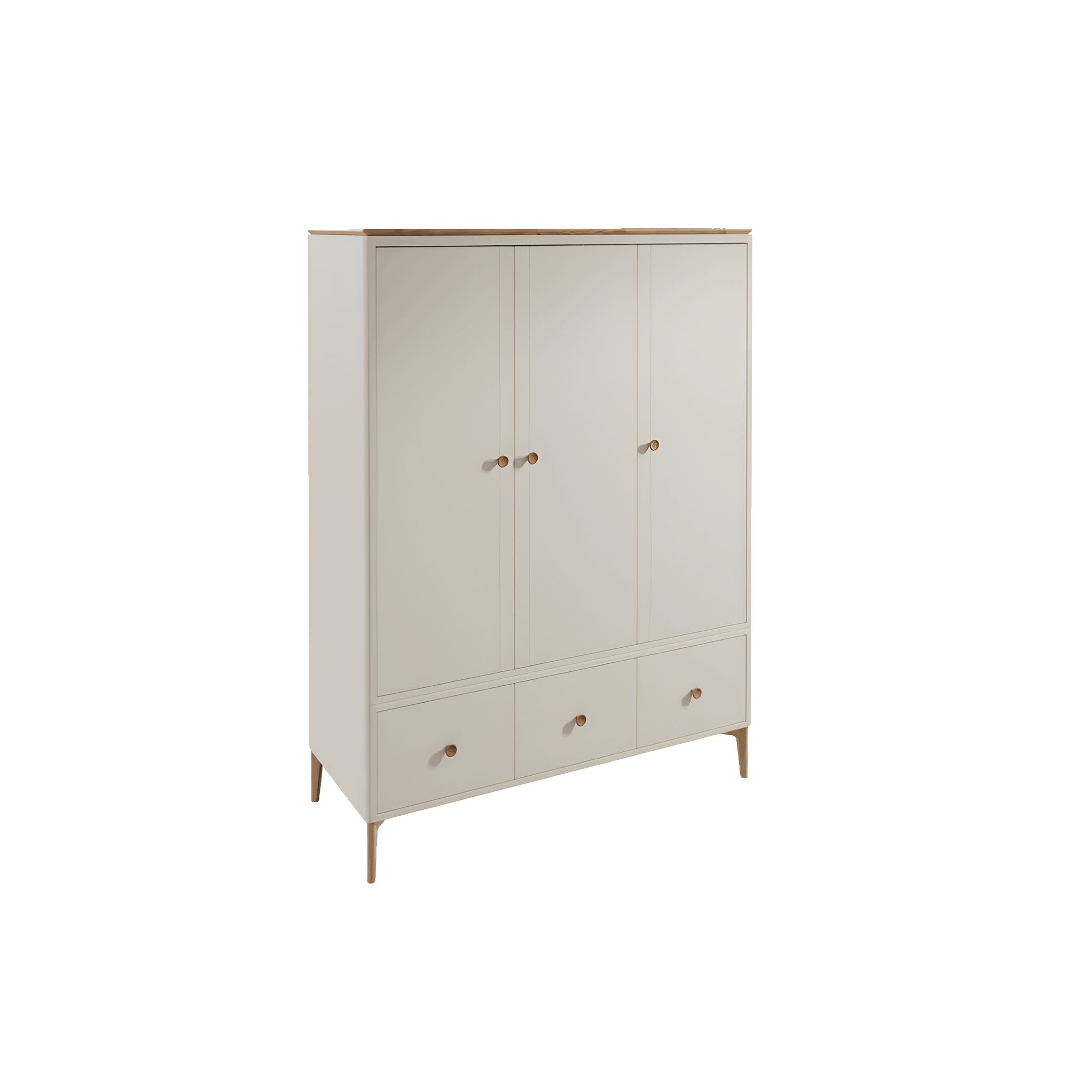 Wycombe 3 Door Wardrobe Natural