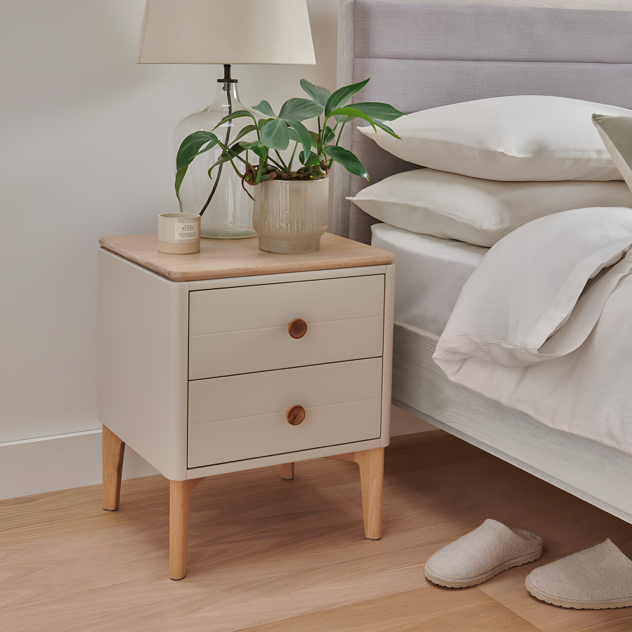 Wycombe Bedside Table Natural