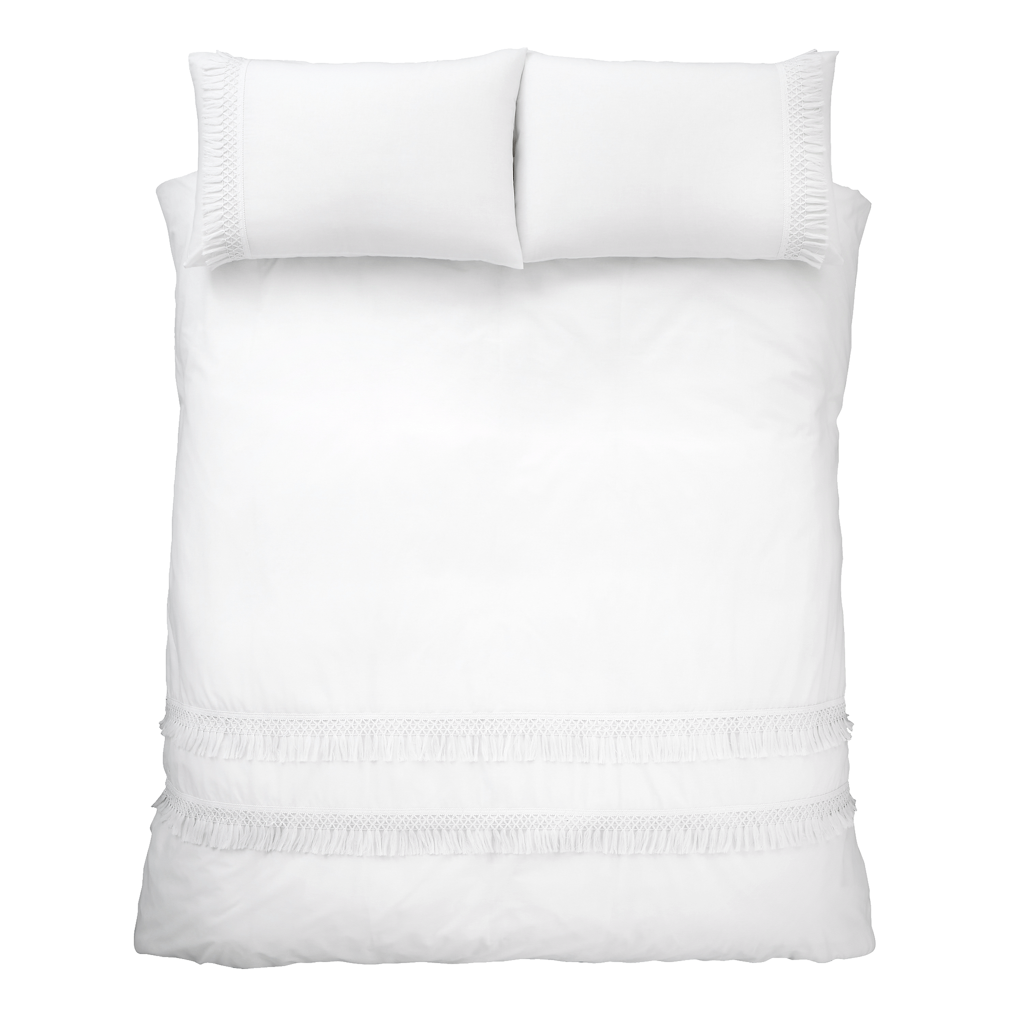 Izmir Cotton White Duvet Set