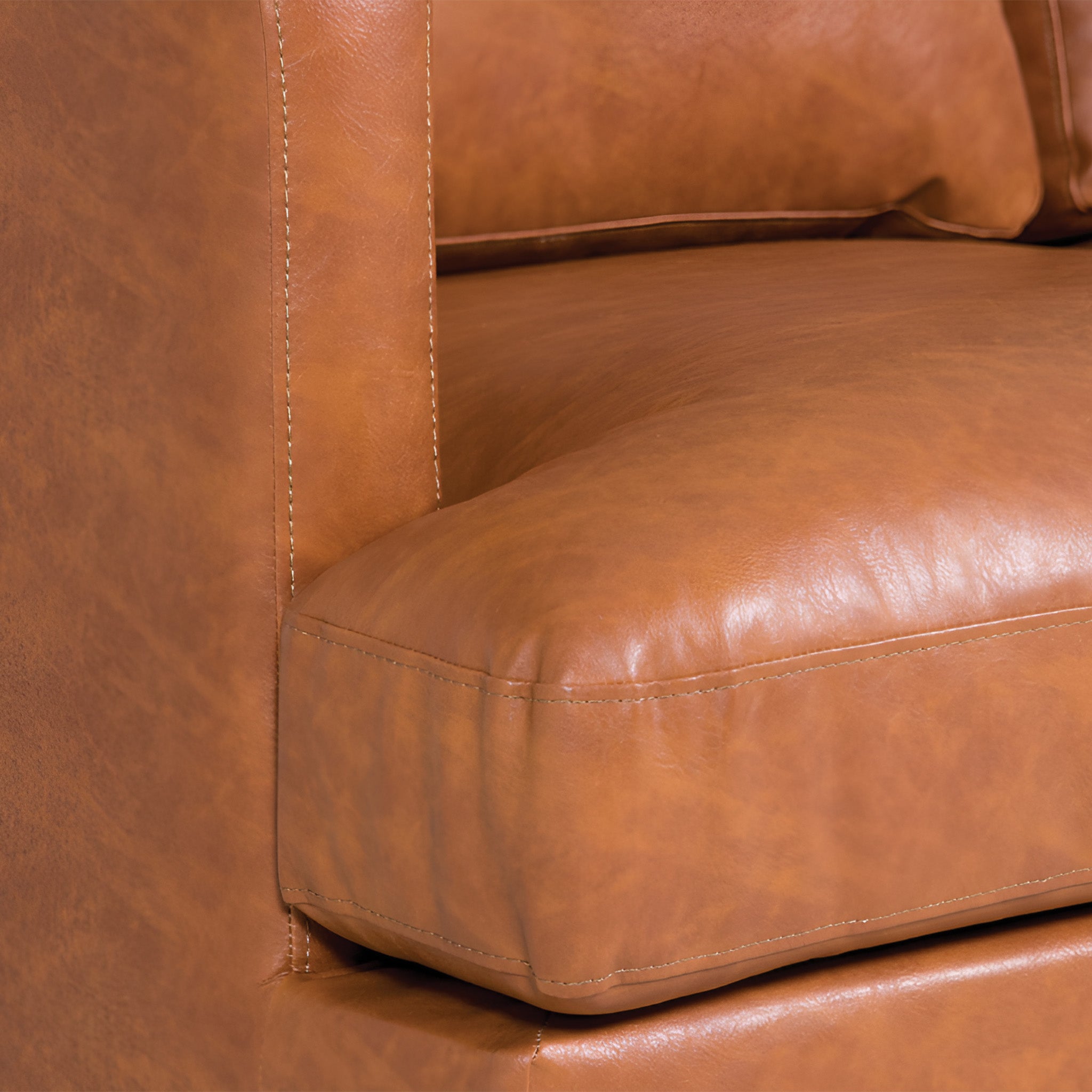 Tulip 3 Seater Sofa Tan