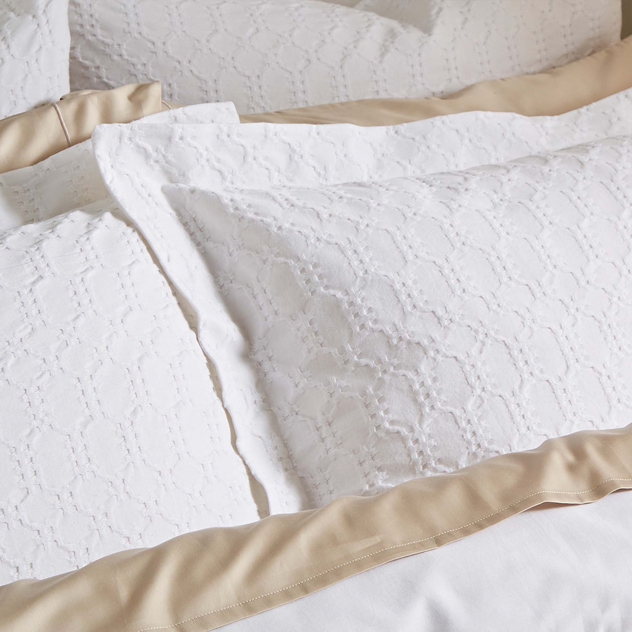 Waffle Oxford Pillowcase Natural