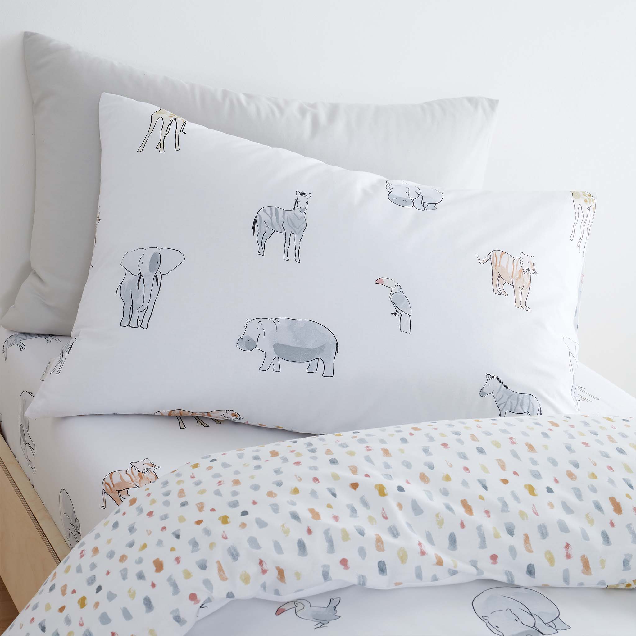 Zoo Animals Single Duvet Set