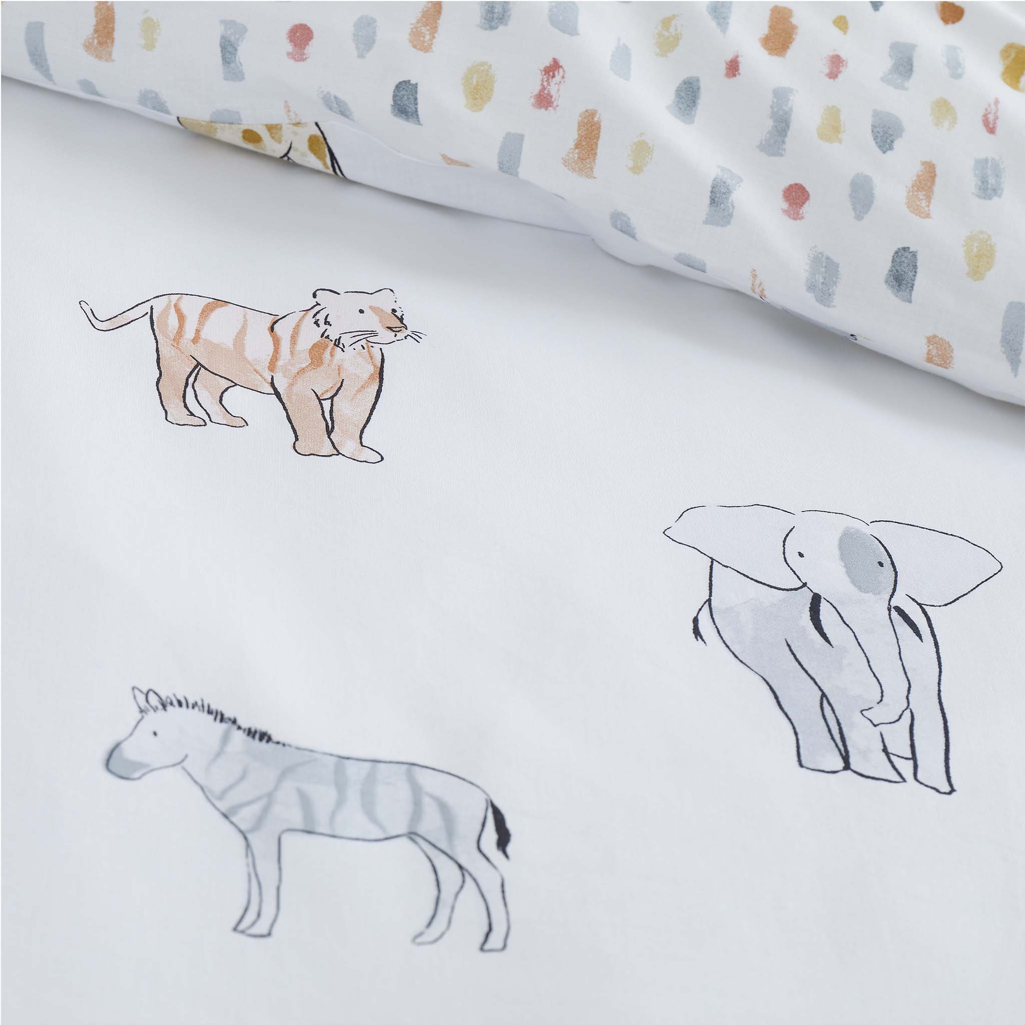 Zoo Animals Single Duvet Set