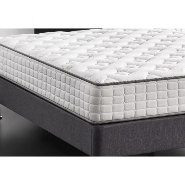 3ft back care mattress on top of a bed base