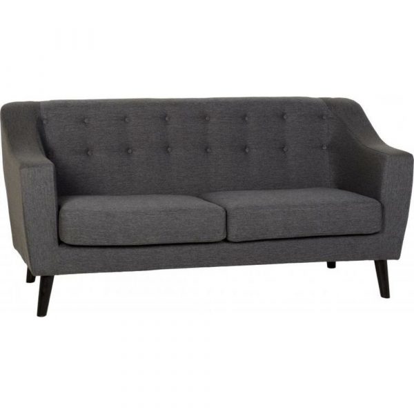 Ashely comfy grey 3 seater on a white background