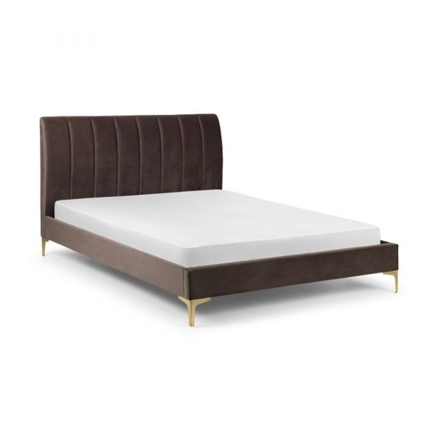 Baba bedframe with a mattress on a white background Des Kelly