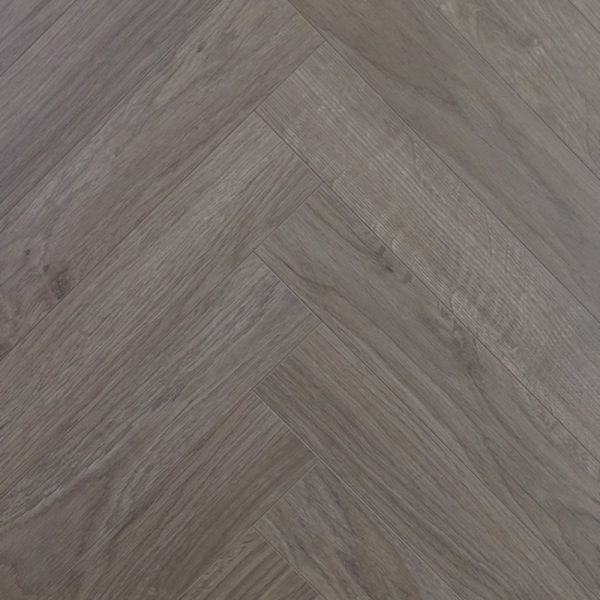 Chateau java light grey herringbone wood flooring