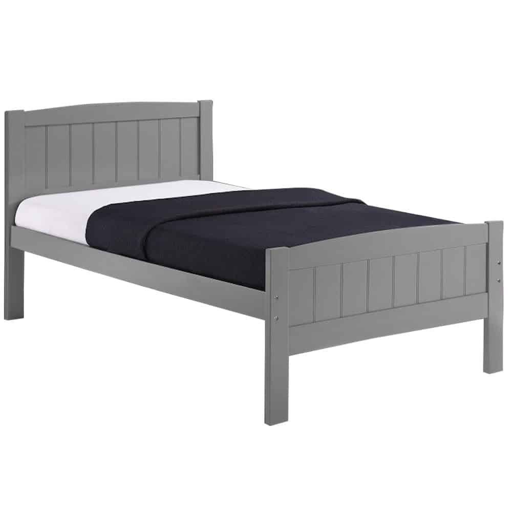 Single bed frame grey Des Kelly