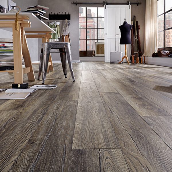 Harbour oak grey wood floor in a kitchen
