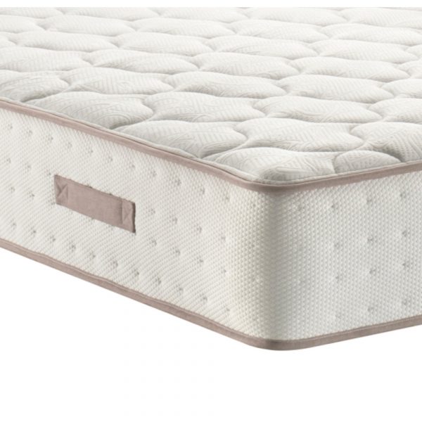 Latex pocket mattress on a white background