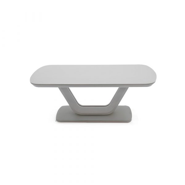 Lazzaro light grey coffee table on a white background