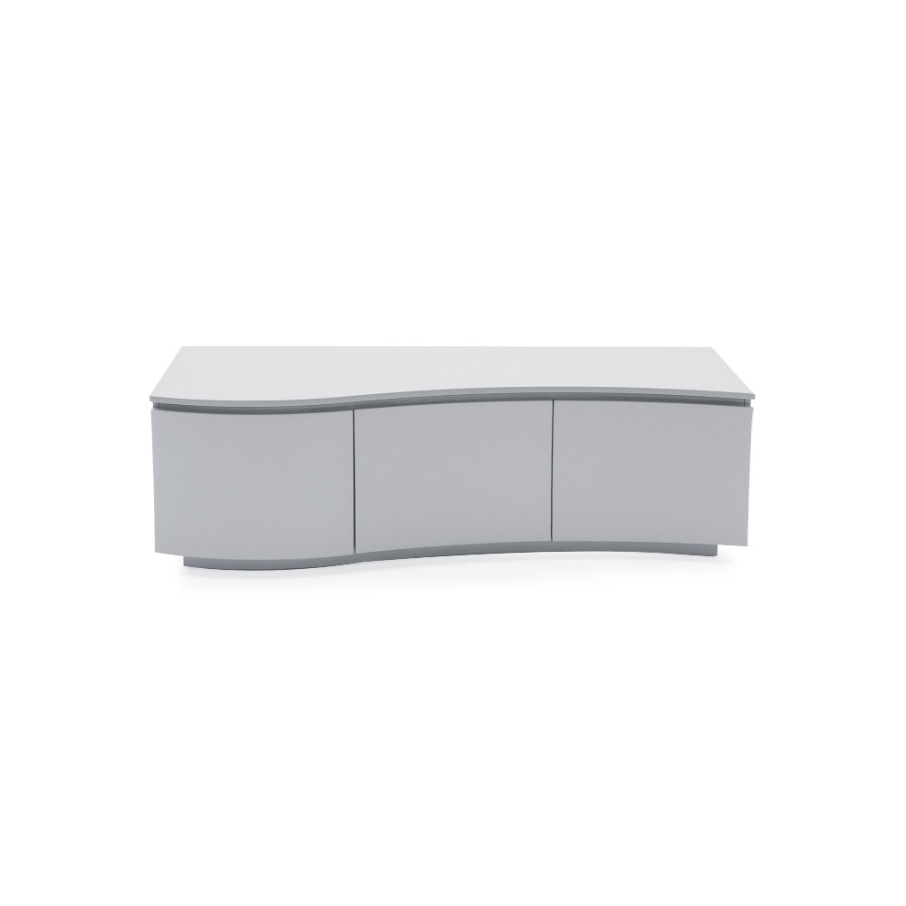 Lazzaro light grey tv cabinet on a white background