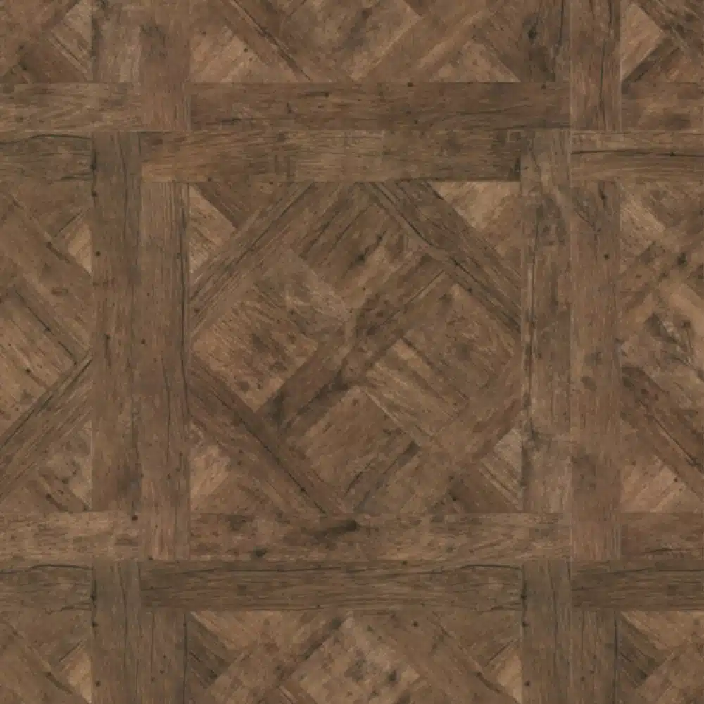 Quickstep wood flooring with a tile pattern