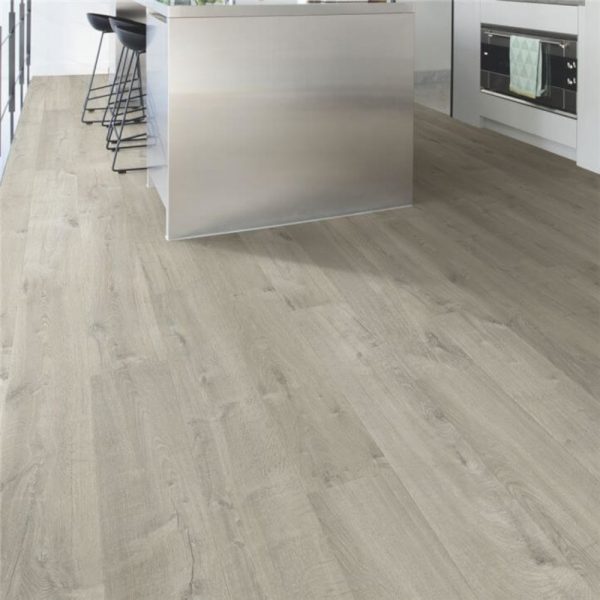 Impressive soft oak grey quickstep wood flooring