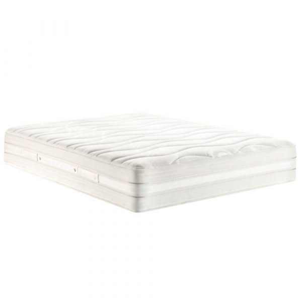 Sapphire pocket sprung mattress on a white background