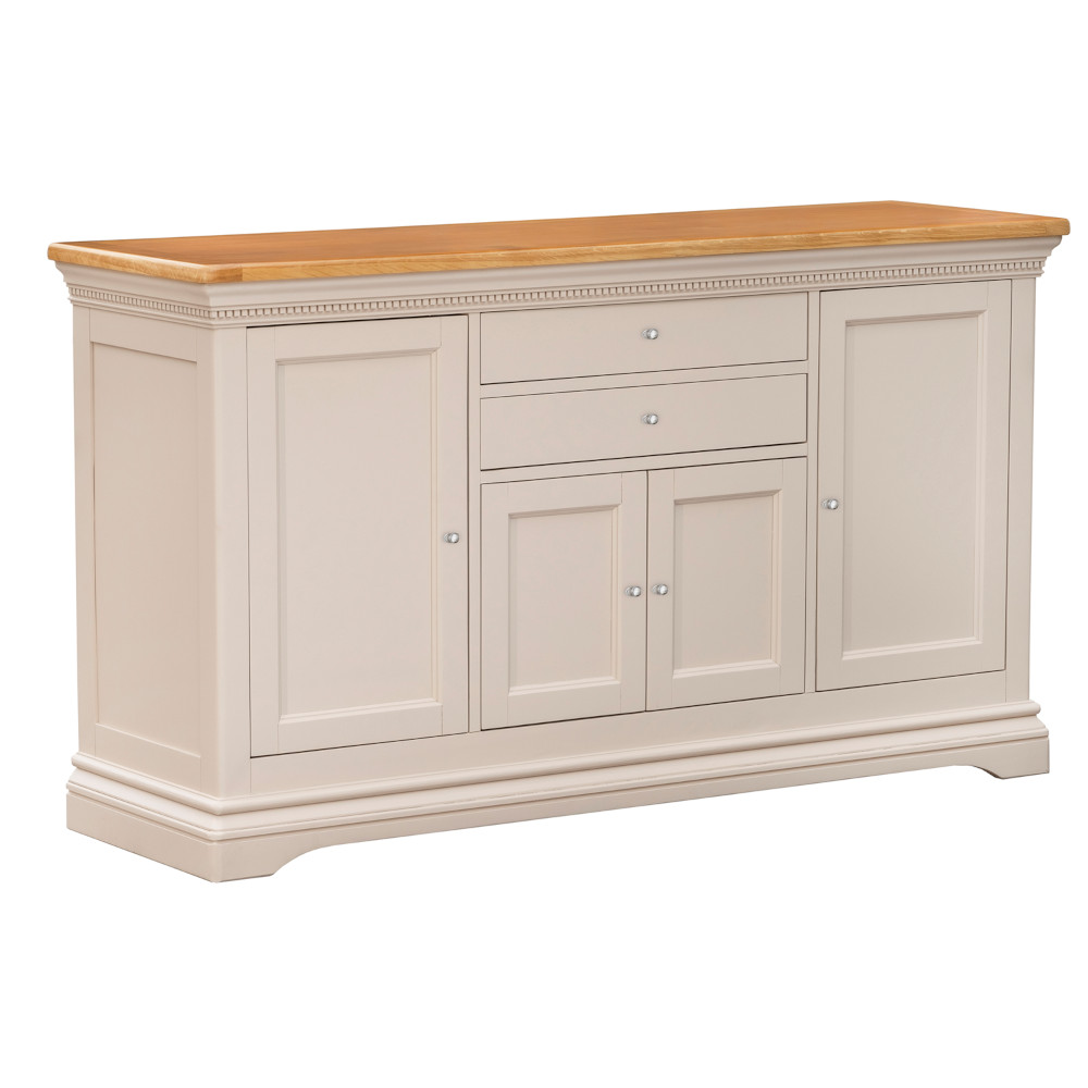Cheap Winchester solid wood sideboard unit on a white background