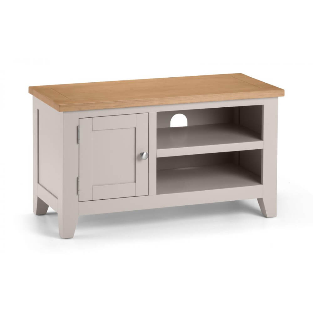 Aimee oak top tv unit from our furniture range