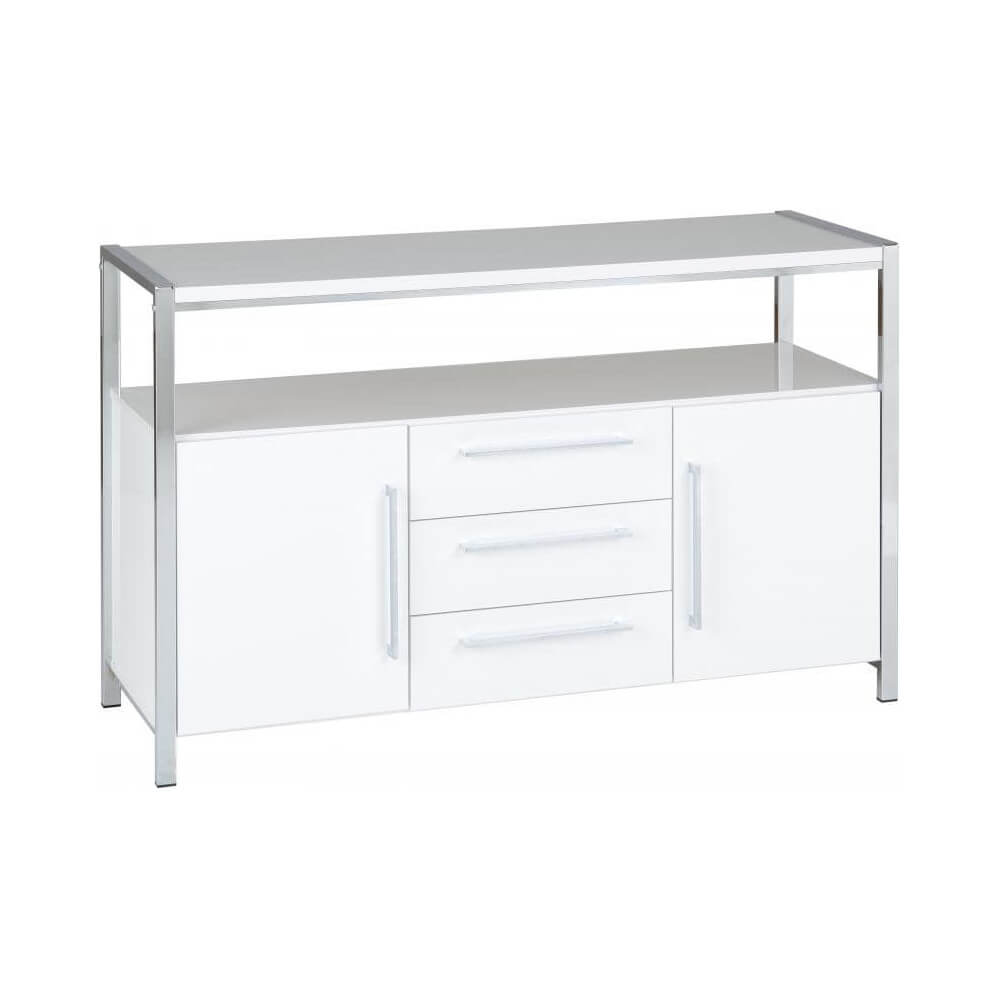 Charisma white side board unit with storage