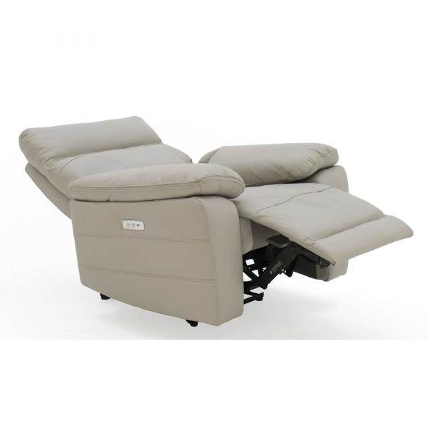 positano 1 seater electric recliner liht grey DKI 2