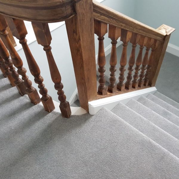 Aura royal carpet on a staircase