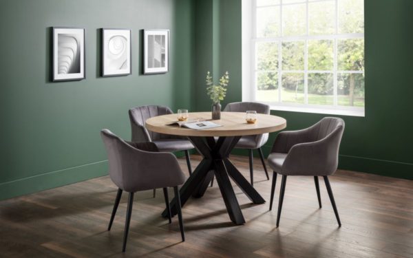 Bowsden dining set with four Bowsden chairs