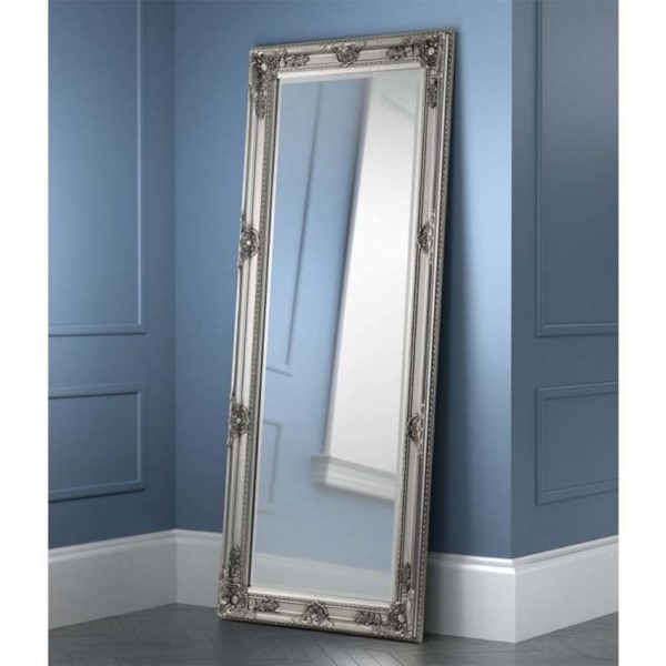 ANDRE pewter dress mirror Narow