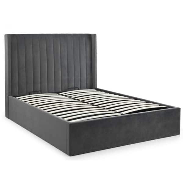 ARLISE bed grey slats 4