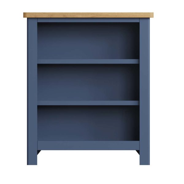 Lighthouse Dining Blue small wide bookcase6