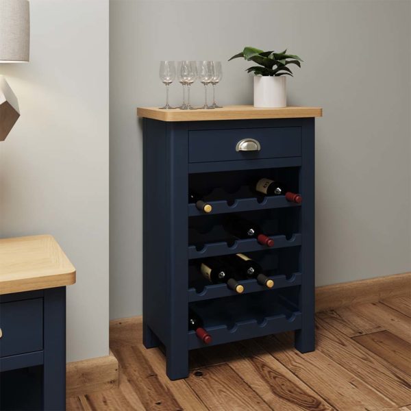 Lighthouse Dining Blue wine cabinet5