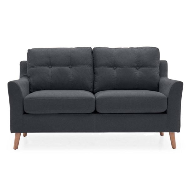 Olten 2 Seater Charcoal 2