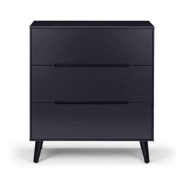 Alicia Anthracite 3 Drawer Chest Front 1 jpg