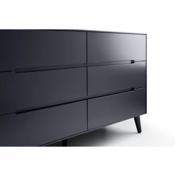 Alicia Anthracite 6 Drawer Chest Draw Details jpg