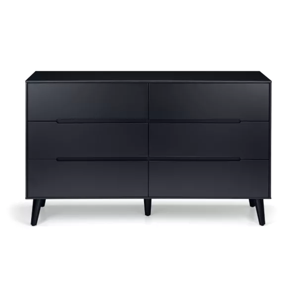Alicia Anthracite 6 Drawer Chest Front jpg