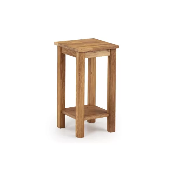 Austin Tall Narrow Side Table Oak jpg